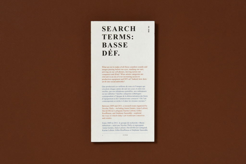 Search Terms Basse Déf éditions B42 - 